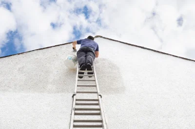 Peinture extérieure à Saint-Baudelle — façades et ravalement